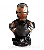 Heizung Modelo de Caracteres Vengadores MK46 Iron Man Busto Busto Estatua Resina Rojo y Negro Dos Colores Juguetes para niños y Adultos. (Color : Black)