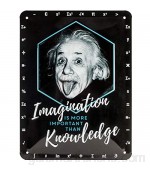 Nostalgic-Art Cartel de Chapa Retro Einstein – Imagination – Idea de Regalo para los Estudiantes metálico Diseño Vintage Decorativo 15 x 20 cm