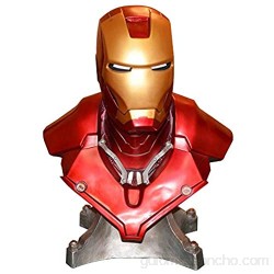 WangQ Marvel Super Hero Modelo Avengers Series Personaje Iron Man 1: 1 Estatua Busto Colección Regalos ///