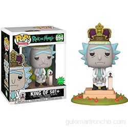 Funko-Pop Animation: Rick & Morty-King of $#+ w/Sound Rick and Morty Collectible Toy Multicolor (45437)
