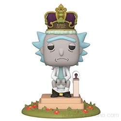 Funko-Pop Animation: Rick & Morty-King of $#+ w/Sound Rick and Morty Collectible Toy Multicolor (45437)