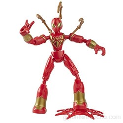 Hasbro Marvel Bend and Flex Iron Figura de Spider-Man (15 cm Incluye Accesorios de Efecto a Partir de 6 años) Multicolor (E7335)