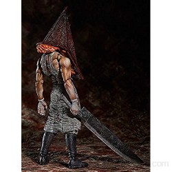 YXCC Figura de acción de Cabeza Triangular Estatua de Personaje de Anime de Silent Hill Cabeza de pirámide roja articulación móvil Estatua