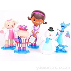 DOC MSTSTUFINS FIGURS COLLECTOR\'S Hospital McStuff Doctor Friends Girls Action Figure Toys 5pcs / Set de 5 a 8 cm