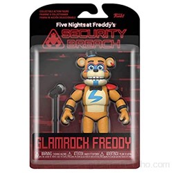 Funko- Action Figure: Five Nights at Freddys-PizzaPlex-Glamrock Freddy Coleccionable Multicolor (47490)