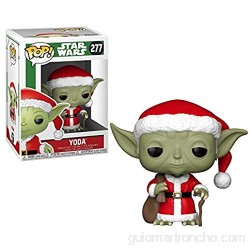 Funko 33885 POP Bobble: Star Wars: Holiday Santa Yoda