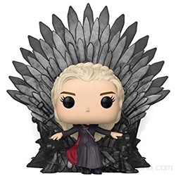 Funko- Pop Deluxe: Game of S10: Daenerys Sitting On Throne Figura Coleccionable Multicolor Talla Única (37792)