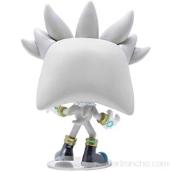 Funko- Pop Games Sonic 30th-Silver The Hedgehog Figura coleccionable Multicolor (51965)