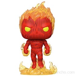 Funko- Pop Marvel: Fantastic Four-Human Torch Collectible Toy Multicolor (44987)