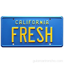 Fresh Prince of Bel Air | FRESH | Metal Stamped License Plate