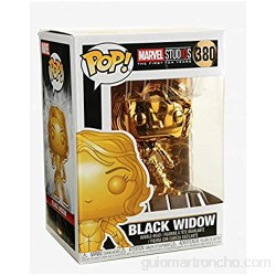 Funko 33516 POP Bobble: Marvel: Marvel Studios 10: Black Widow (Chrome)