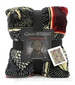 Game of Thrones Gifts Merchandise GOT Manta súper suave para cama Stark Lannister Targaryen Greyjoy Baratheon Tyrell Great House Symbols Westeros
