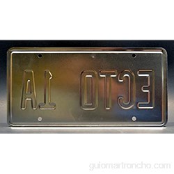 Ghostbusters | ECTO-1 + ECTO-1A | Metal Stamped License Plates