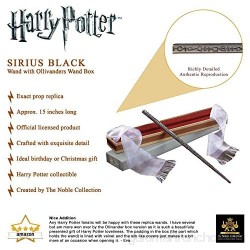 La noble colección Sirius Black varita caja de Ollivander.
