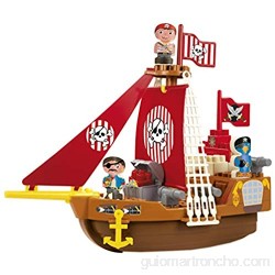 Ecoiffier Abrick 30230 Barco Pirata con Bloques de construcción Color