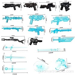 LINANNAN 63 Piezas Casco de Ciencia ficción + Armas Personalizadas Set para Soldados Mini Figuras Swat Team Police Compatible con Lego