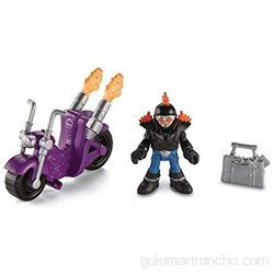 Fisher Price Toy - Imaginext Burglar and Motorcycle Figure Playset by Imaginext