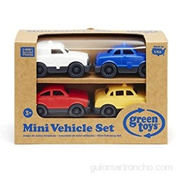Green Toys Mini Autos 4er-Set Spielzeugauto Kleinkindspielzeug