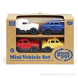 Green Toys Mini Autos 4er-Set Spielzeugauto Kleinkindspielzeug