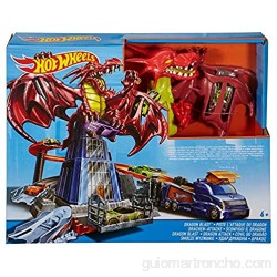 Hot Wheels- Hotwheels Monster High Juego Creativo Dragon Attack Multicolor (Mattel DWL04)