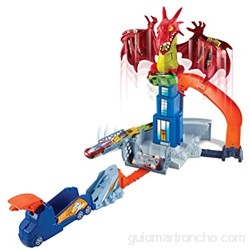 Hot Wheels- Hotwheels Monster High Juego Creativo Dragon Attack Multicolor (Mattel DWL04)