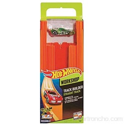 Hot Wheels Track Builder tramos de pista con vehículo incluido accesorios para pistas de coches de juguete (Mattel BHT77) color/modelo surtido