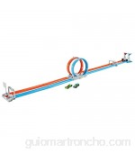 Mattel - Hot Wheels Double Loop Dash con dos coches pista de coches de juguete ( GFH85)