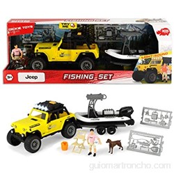 Set XL Playlife de pesca Jeep con figura y accesorios (Dickie 3838001) 203838001