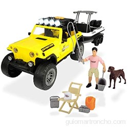 Set XL Playlife de pesca Jeep con figura y accesorios (Dickie 3838001) 203838001