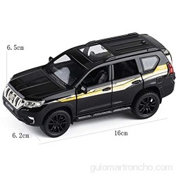 Xolye 6 Puerta de aleación de sonido y juguetes de simulación de coches de juguete decoración de coches del regalo del tirón de la luz del coche policía Modelo Negro metálica Tipo de Vehículo de coche