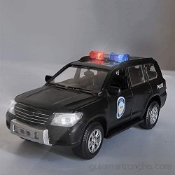 Xolye Metal 4WD Juguete Modelo Modelo Aleación Abra Puerta Abierta Buggy Boy Juguete Simulación Sound Y Luz Tirar Toy Toy Coche Regalo Policía Modelo de Coche