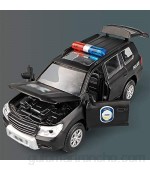 Xolye Metal 4WD Juguete Modelo Modelo Aleación Abra Puerta Abierta Buggy Boy Juguete Simulación Sound Y Luz Tirar Toy Toy Coche Regalo Policía Modelo de Coche