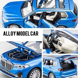 Xolye Modelo de aleación de aleación de aleación de coches de juguete de juguete educativo y de juguete educativo para niños en 3 colores Simulación puede abrir la puerta Metal Chico resistente a la c