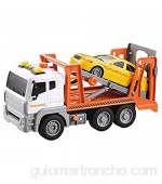 Xolye Transportador de Doble Pisco Inflable para niños Sonido Educativo y luz Juguete camión de Juguete Transporte Juguete Regalo de niño Regalo (Color : Orange)