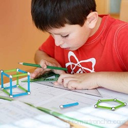 Geomag Color Juego de Bloques de Construcción Magnéticos para Niños Juguete Magnético Colección Verde de Plástico 100% Reciclado 60 piezas (272)