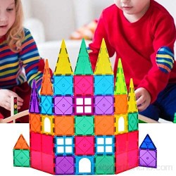 Juguete de bloque de construcción magnético juguete de construcción de imán para niños Juguete de construcción magnético educativo Juego de juguetes de ingeniería para niños(Multicolor)