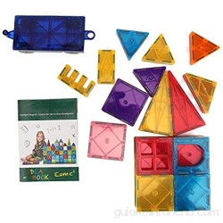 Juguete de bloque de construcción magnético juguete de construcción de imán para niños Juguete de construcción magnético educativo Juego de juguetes de ingeniería para niños(Multicolor)