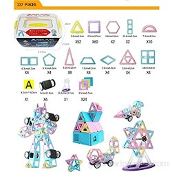 NINI Bloques de construcción magnéticos de Bricolaje Azulejos Smart Magnet Robot Toys 55-327 Piezas por más de 3 años
