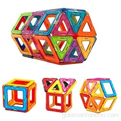 NWQEWDG Bloques magnéticos para niños bloques de construcción de bloques de bloques de construcción creatividad juguetes educativos para niños juegos cerebrales para niños 54 piezas