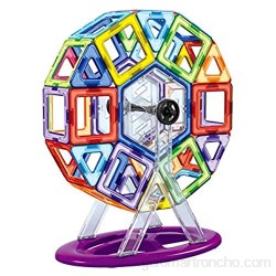 WUYEA 62 Piezas/Juego de Bloques de construcción magnéticos baldosas magnéticas Juguetes educativos para niñas de niños
