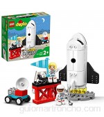 LEGO 10944 Duplo Misión de la Lanzadera Espacial Juguete de Construcción de Cohete Espacial para Niños +2 años con Astronautas