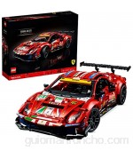 LEGO 42125 Technic Ferrari 488 GTE “AF Corse #51 Modelo de Coche de Carreras Exclusivo  Set de Construcción para Adultos