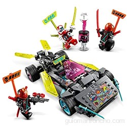 LEGO 71710 Ninjago Coche Ninja Tuneado Juguete de Construcción de Vehículo Ninja con 4 Mini Figuras