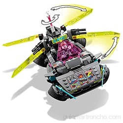 LEGO 71710 Ninjago Coche Ninja Tuneado Juguete de Construcción de Vehículo Ninja con 4 Mini Figuras