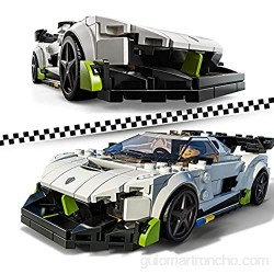 LEGO 76900 Speed Champions Koenigsegg Jesko Coche Deportivo de Juguete para Construir con Mini Figura de Piloto de Carreras