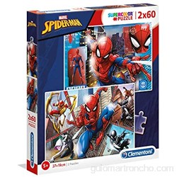 Clementoni- 2 Puzzles 60 Piezas Spider-Man Color Multicolor. (21608.6)