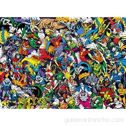 Clementoni DC Comics-Puzzle (1000 Piezas) diseño de cómic Multicolor (39599)