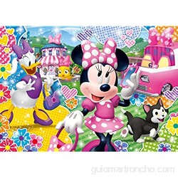 Clementoni- Puzzle 104 Piezas Glitter Minnie Happy Heper Multicolor única (20146.4)