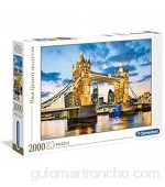Clementoni- Puzzle 2000 Piezas Tower Bridge at Dusk Multicolor (32563.4)