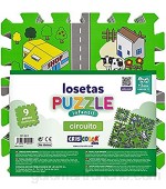 CRISCOLOR Losetas Puzzle Circuito 30x30cm. 9 Piezas